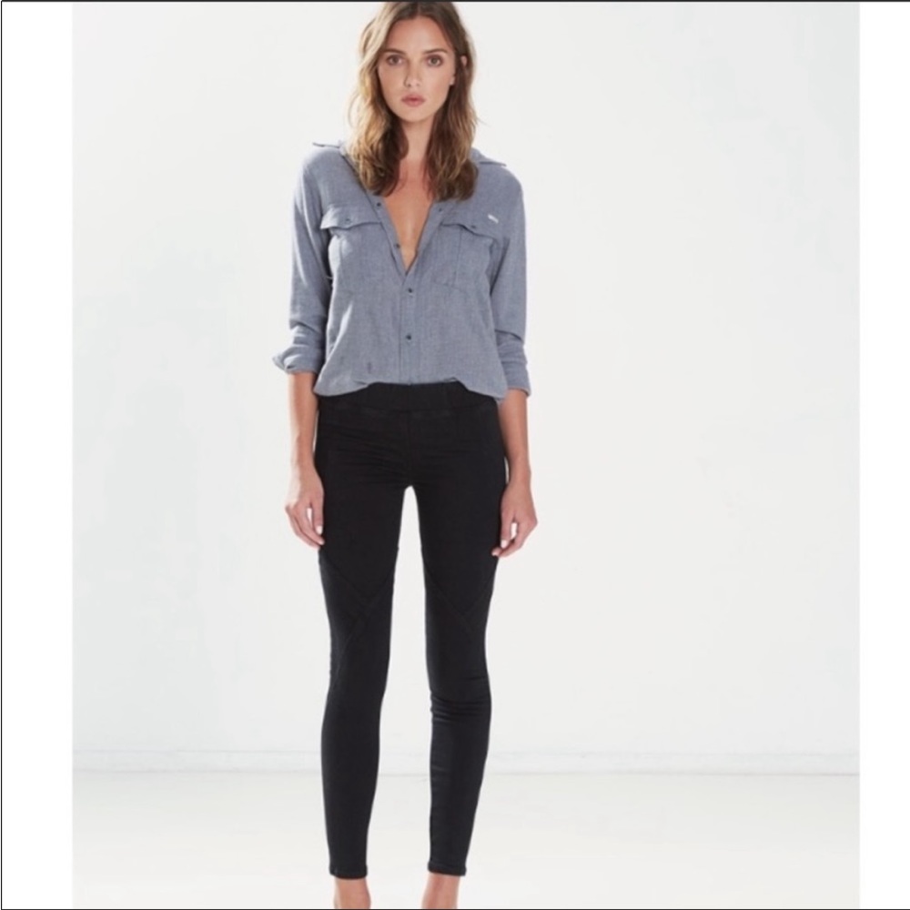 MOTHER The Sprinter Wash Devil‎ In The Making Jeans Black Size 26